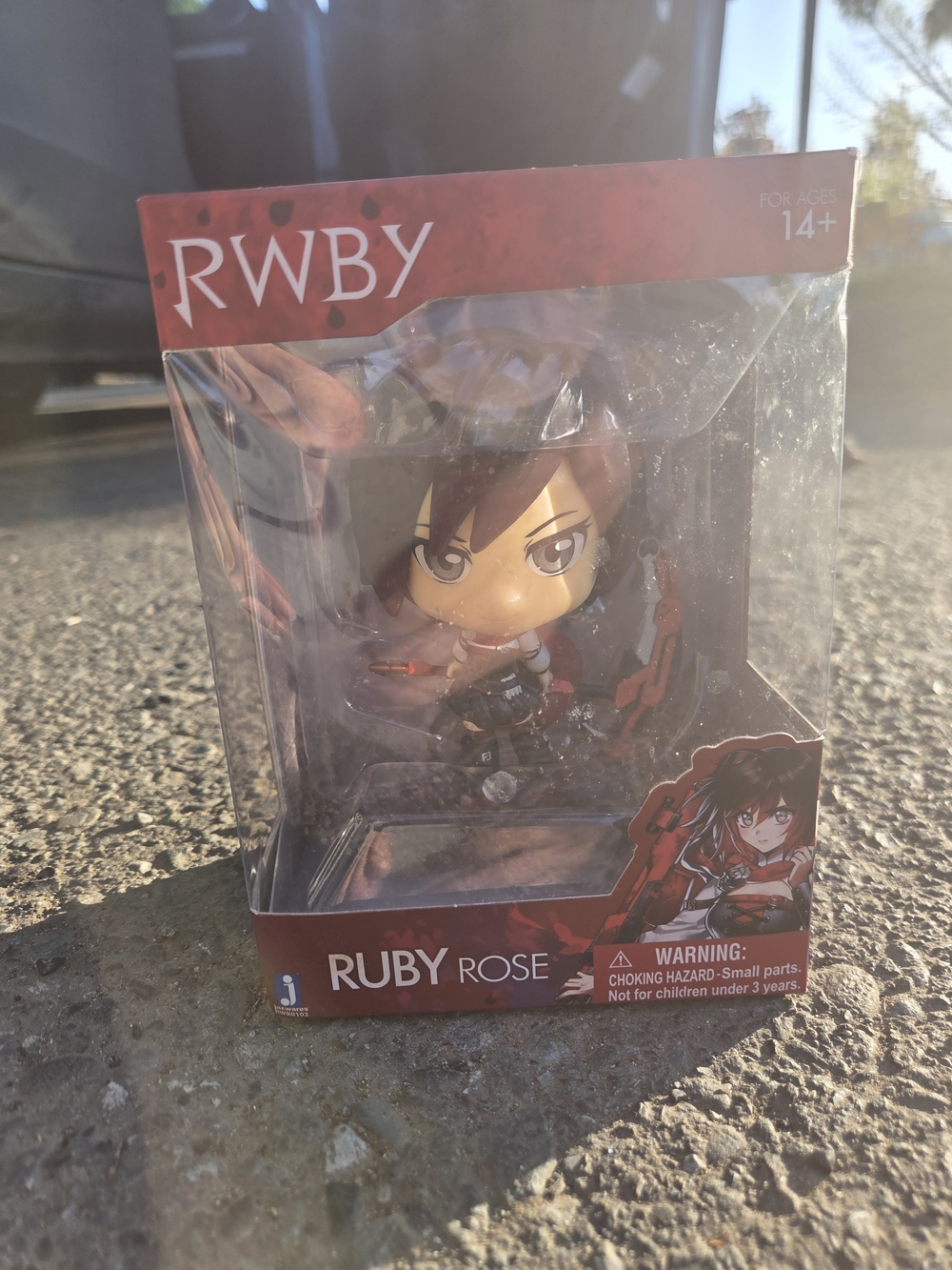 RWBY Ruby Rose Collectible Figure - Red & Black